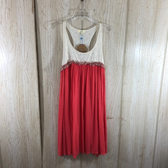 Kori Dresses & Skirts - Kori America Lace Racerback Dress Size L M42